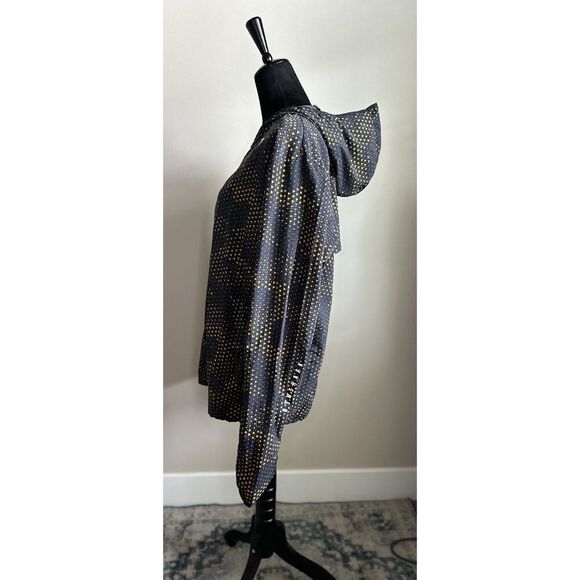 Gymshark Men's Cut Yellow & Navy Hooded Sports Windbreaker Rain Jacket Size M - Picture 4 of 10